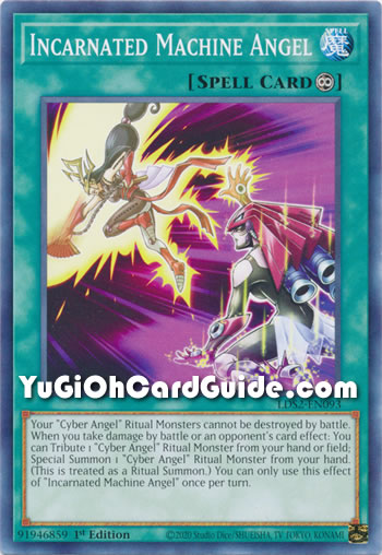 Yu-Gi-Oh Card: Incarnated Machine Angel