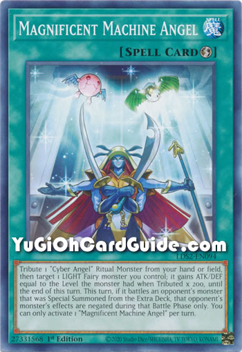 Yu-Gi-Oh Card: Magnificent Machine Angel