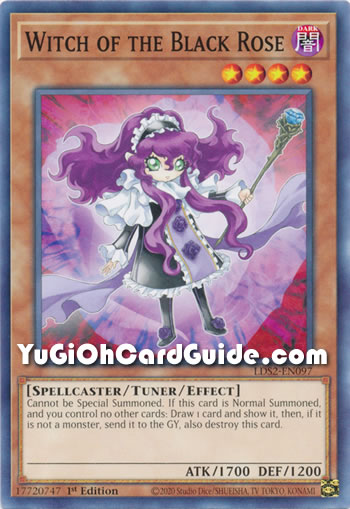 Yu-Gi-Oh Card: Witch of the Black Rose
