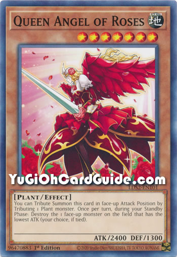 Yu-Gi-Oh Card: Queen Angel of Roses