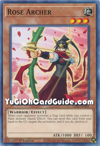 Yu-Gi-Oh Card: Rose Archer