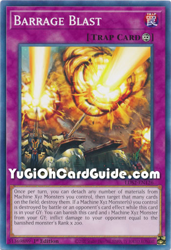 Yu-Gi-Oh Card: Barrage Blast