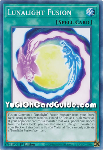 Yu-Gi-Oh Card: Lunalight Fusion