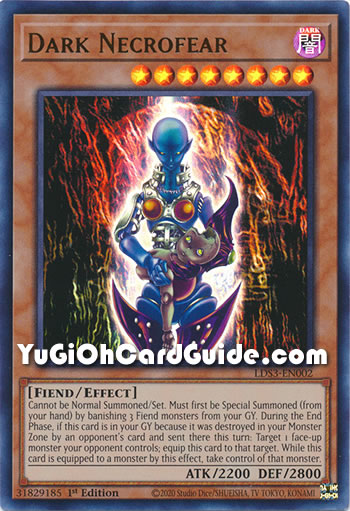Yu-Gi-Oh Card: Dark Necrofear