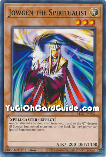 Yu-Gi-Oh Card: Jowgen the Spiritualist