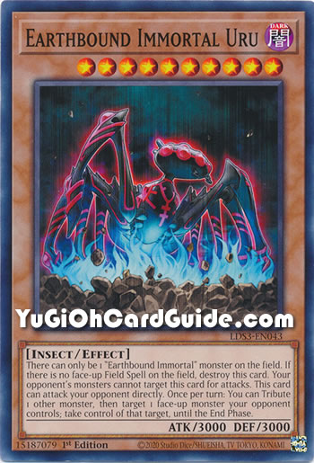 Yu-Gi-Oh Card: Earthbound Immortal Uru