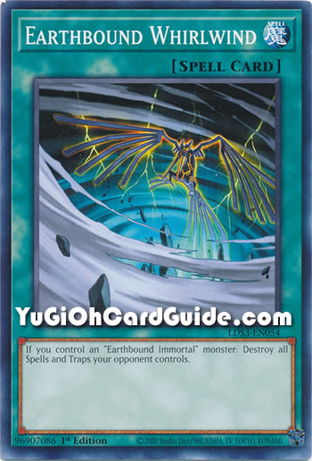 Yu-Gi-Oh Card: Earthbound Whirlwind
