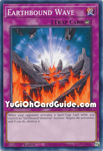 Yu-Gi-Oh Card: Earthbound Wave