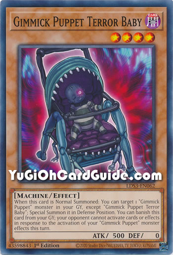 Yu-Gi-Oh Card: Gimmick Puppet Terror Baby