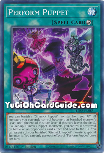 Yu-Gi-Oh Card: Perform Puppet