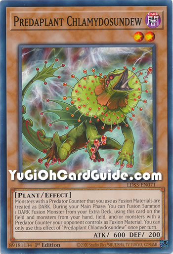 Yu-Gi-Oh Card: Predaplant Chlamydosundew