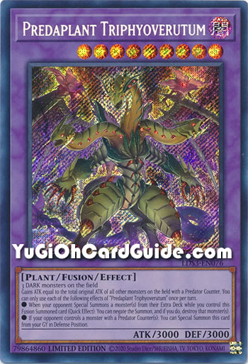 Yu-Gi-Oh Card: Predaplant Triphyoverutum