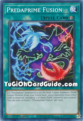 Yu-Gi-Oh Card: Predaprime Fusion