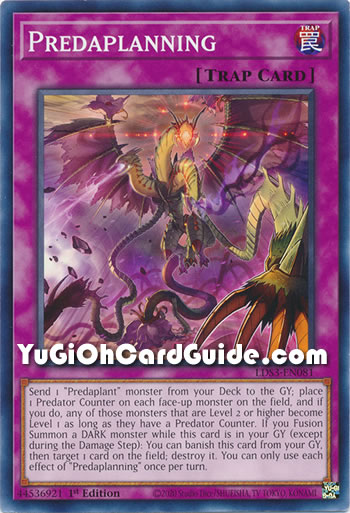 Yu-Gi-Oh Card: Predaplanning