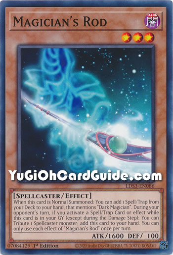Yu-Gi-Oh Card: Magician's Rod