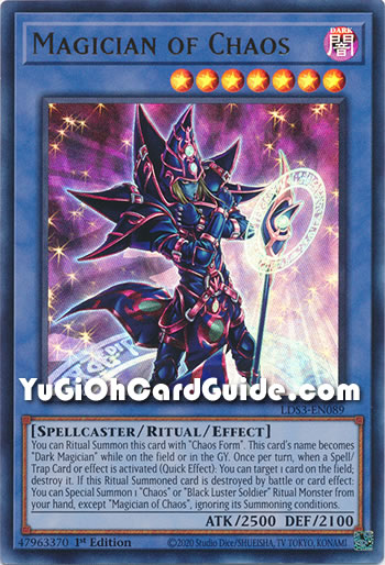 Yu-Gi-Oh Card: Magician of Chaos