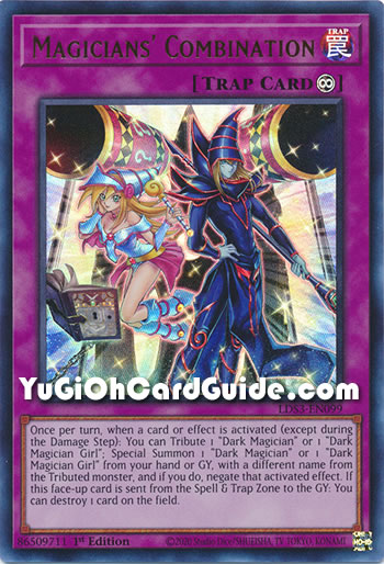 Yu-Gi-Oh Card: Magicians' Combination
