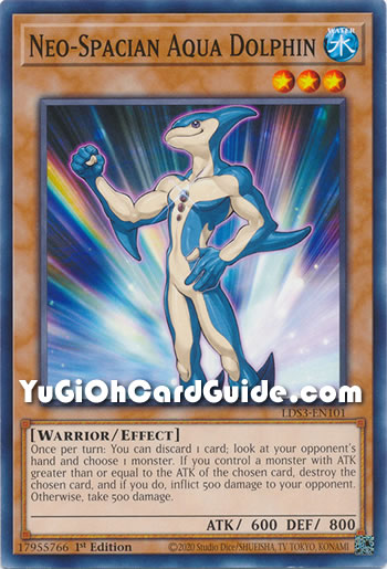Yu-Gi-Oh Card: Neo-Spacian Aqua Dolphin