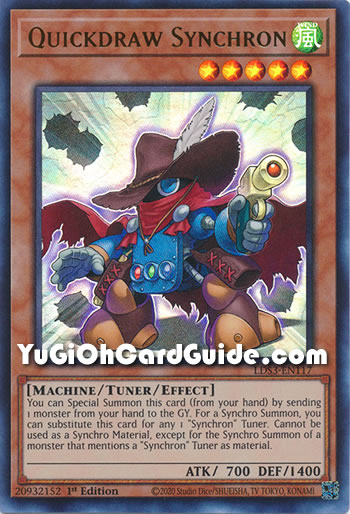 Yu-Gi-Oh Card: Quickdraw Synchron