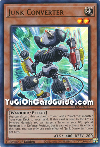 Yu-Gi-Oh Card: Junk Converter