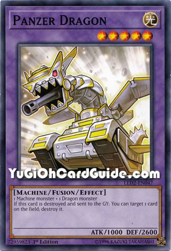 Yu-Gi-Oh Card: Panzer Dragon