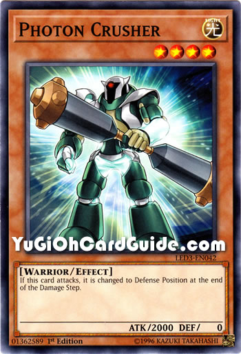 Yu-Gi-Oh Card: Photon Crusher
