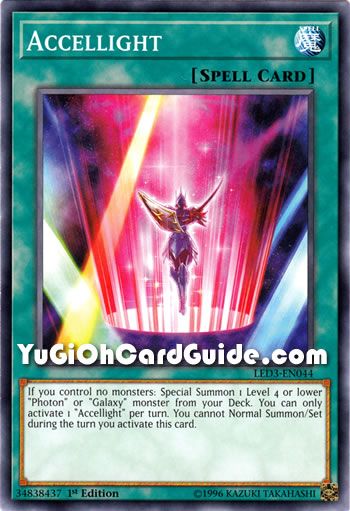 Yu-Gi-Oh Card: Accellight