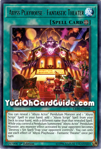 Yu-Gi-Oh Card: Abyss Playhouse - Fantastic Theater