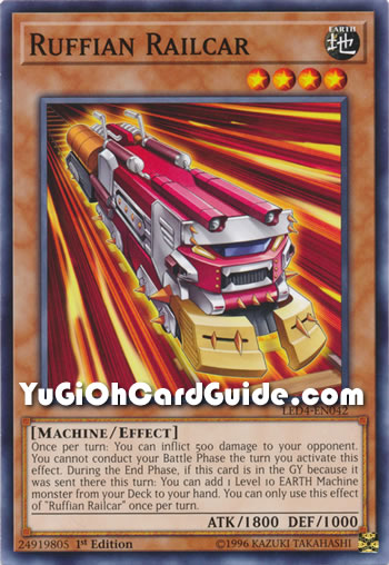 Yu-Gi-Oh Card: Ruffian Railcar