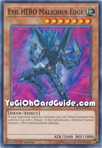 Yu-Gi-Oh! Evil HERO Malicious Edge