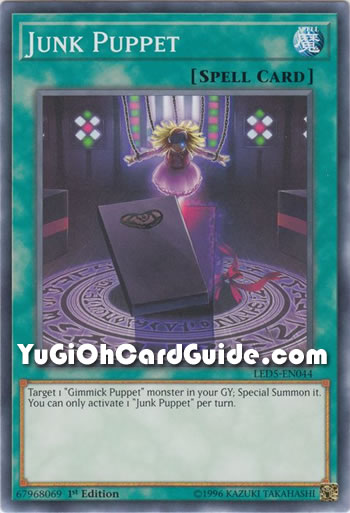 Yu-Gi-Oh Card: Junk Puppet