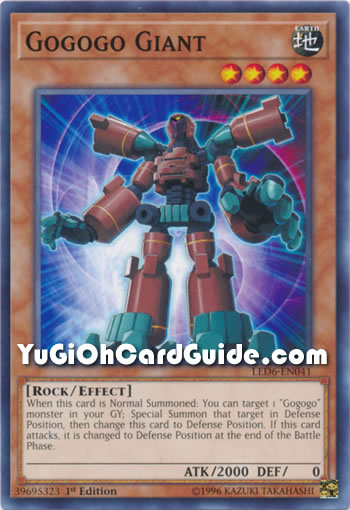 Yu-Gi-Oh Card: Gogogo Giant