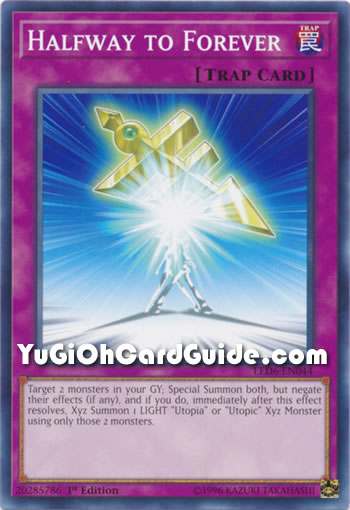 Yu-Gi-Oh Card: Halfway to Forever