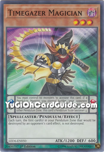 Yu-Gi-Oh Card: Timegazer Magician