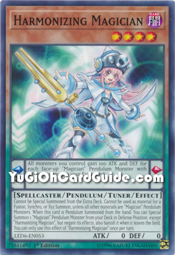 Yu-Gi-Oh Card: Harmonizing Magician
