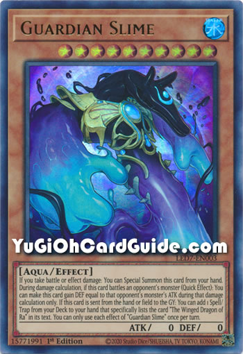 Yu-Gi-Oh Card: Guardian Slime