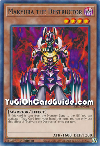 Yu-Gi-Oh Card: Makyura the Destructor