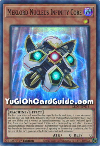 Yu-Gi-Oh Card: Meklord Nucleus Infinity Core