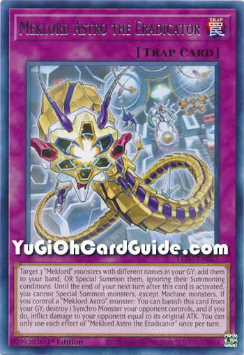 Yu-Gi-Oh Card: Meklord Astro the Eradicator