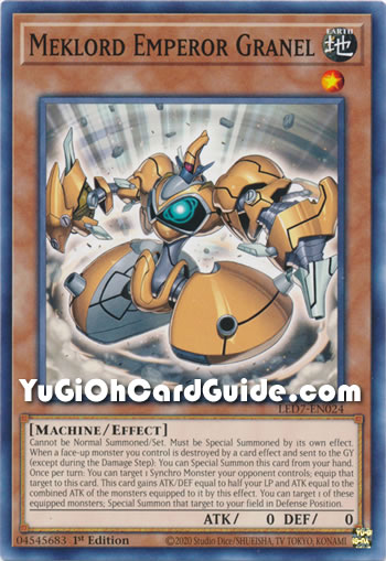 Yu-Gi-Oh Card: Meklord Emperor Granel