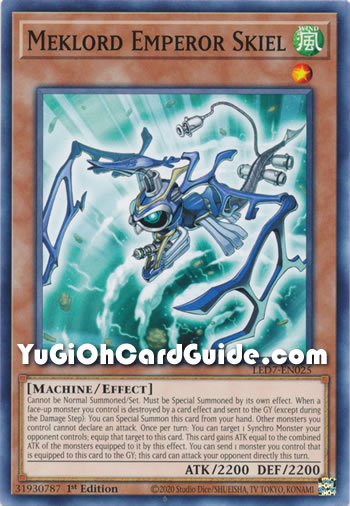 Yu-Gi-Oh Card: Meklord Emperor Skiel