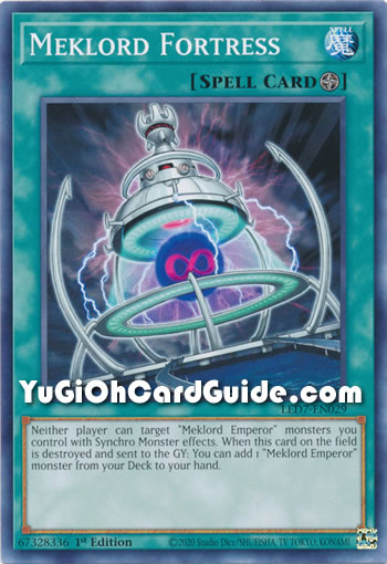 Yu-Gi-Oh Card: Meklord Fortress