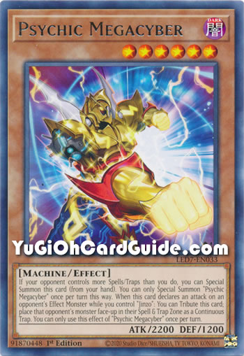 Yu-Gi-Oh Card: Psychic Megacyber