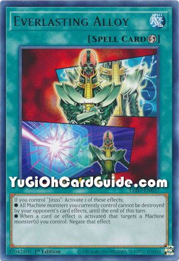 Yu-Gi-Oh Card: Everlasting Alloy