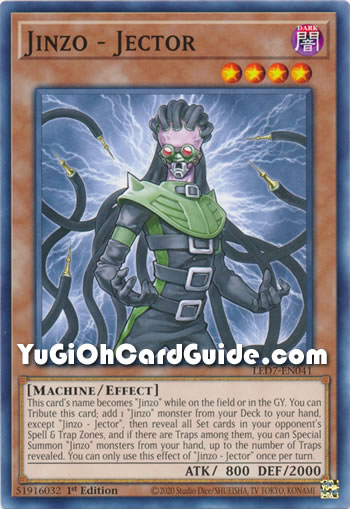 Yu-Gi-Oh Card: Jinzo - Jector