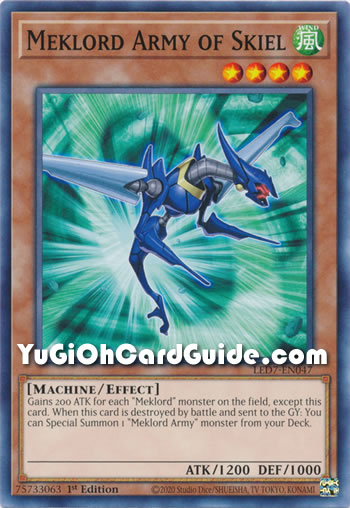 Yu-Gi-Oh Card: Meklord Army of Skiel