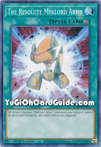 Yu-Gi-Oh Card: The Resolute Meklord Army