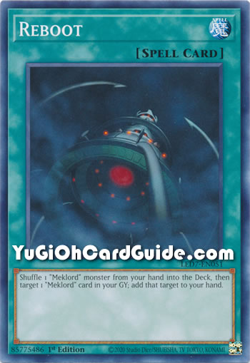 Yu-Gi-Oh Card: Reboot