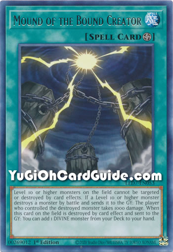 Yu-Gi-Oh Card: Mound of the Bound Creator