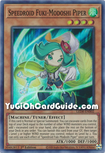 Yu-Gi-Oh Card: Speedroid Fuki-Modoshi Piper